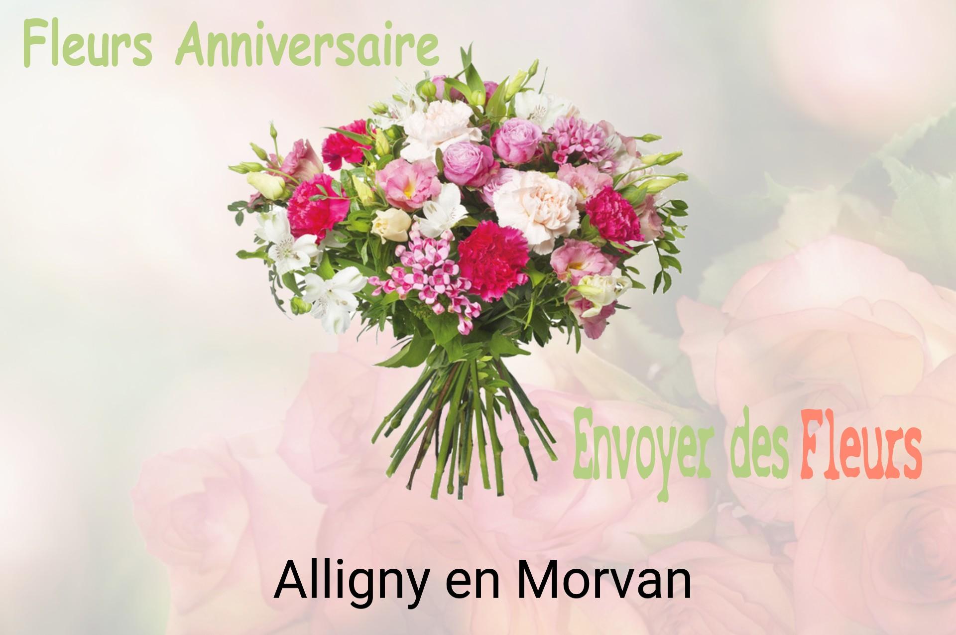 Bouquet de fleurs d’anniversaire livré à Alligny-en-Morvan