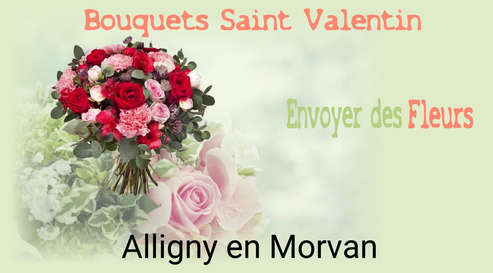 Roses de Saint-Valentin livrées à Alligny-en-Morvan